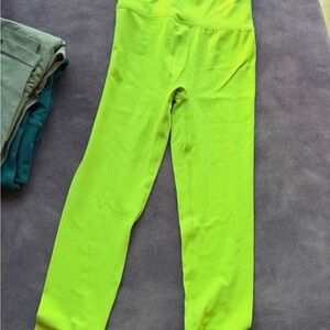 Vibrant Lime Green Women's Leggings